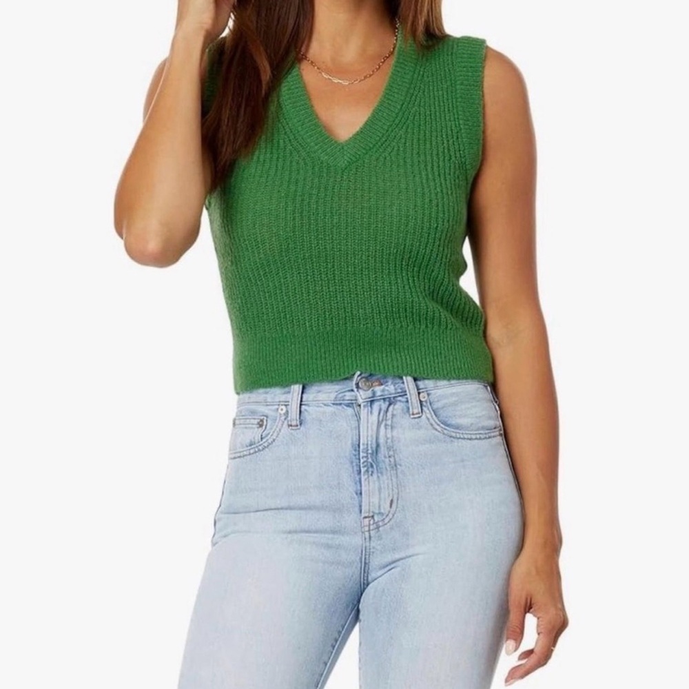 MadewellV-Neck Knit Sweater Vest